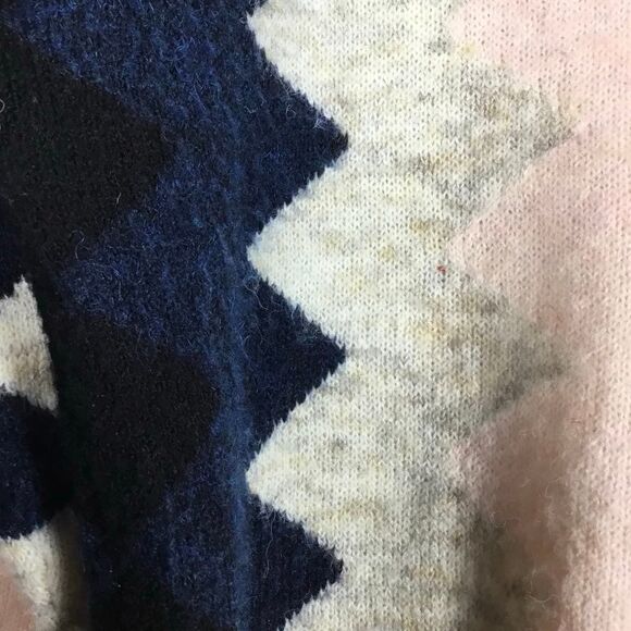 RD Style Geometric Western Aztec Southwestern Multicolor Knitted Sweater XS - Picture 8 of 10